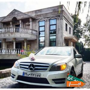 اجاره کرایه ماشین عروس بنز C200 از مالک