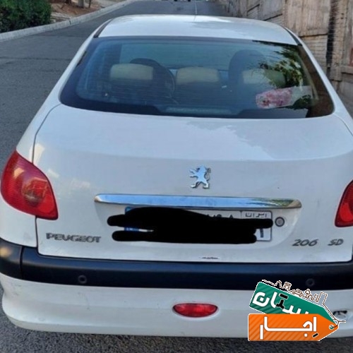 اجاره خودرو 206sd با قیمت توافقی