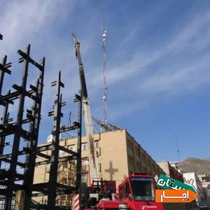 جرثقیل 20 تن با شرایطی باور نکردنی