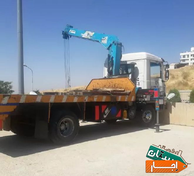 اجاره جرثقیل کفی ودکل دار