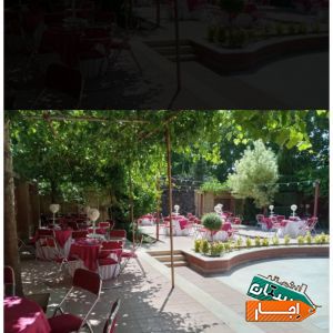 اجاره باغ فضای باز و بسته برای دور همی (خوشنام)