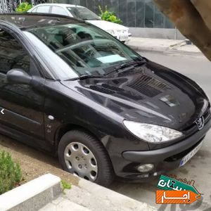 رنت 206 تیپ 5 مشکی با بهترین شرایط