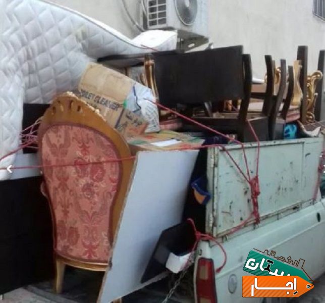 اجاره وانت بار تلفنی کرایه باربری(مهرشهر)(کارگر موجود)