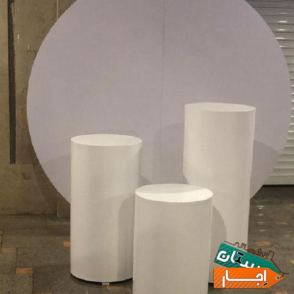 اجاره میز استوانه ای بک گراند تولد