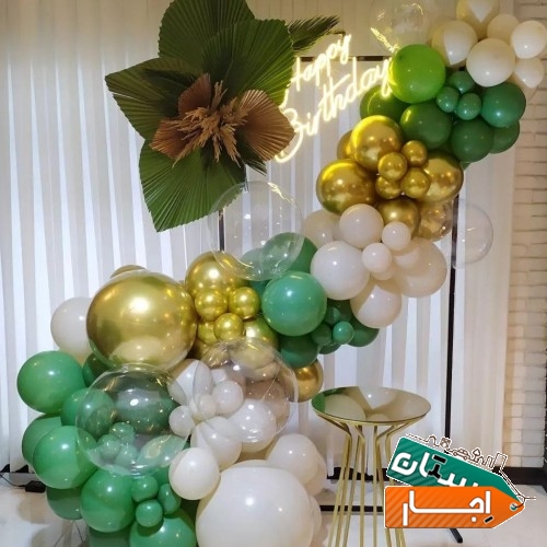 گل آرایی بادکنک آرایی اجاره سیستم صوتی