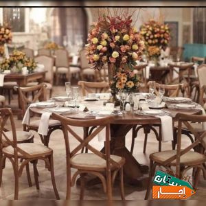 اجاره انواع میز و صندلی های روستیک