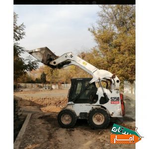 اجاره مینی بیل بیل مکانیکی بابکت به همراه پیکور