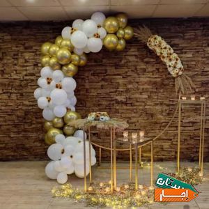 بادکنک آرایی،گل ارایی ،اجاره میز و بک گراند