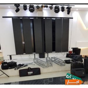 اجاره باند رقص نور سیستم صوت نورپردازی