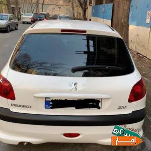رنت خودرو 206 تیپ 5 شرکت معتبر با بهترین قیمت