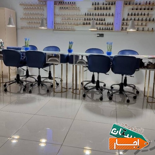 اجاره صندلی ناخن مژه کراتین رنگ فشیال بلیدینگ درصدی