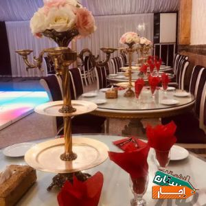 اجاره سالن تالار پذیرایی قصر ایلین تاریخ های خالی تیر و مرداد