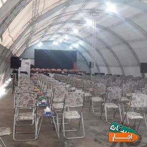 اجاره اسپیس چادرصندلی هیئت ها ادارات شرکتها مجالس با بهترین قیمت