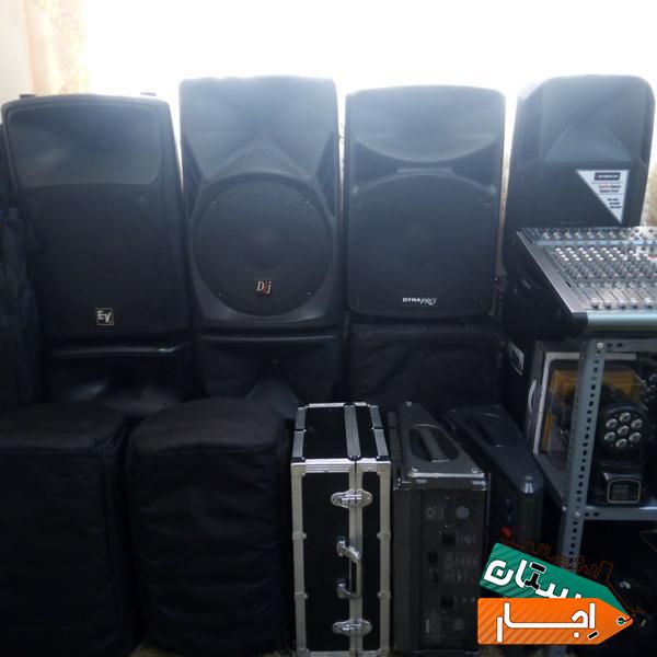 اجاره باند اکتیو پسیو اکو میکسر رقص نور حمل نصب