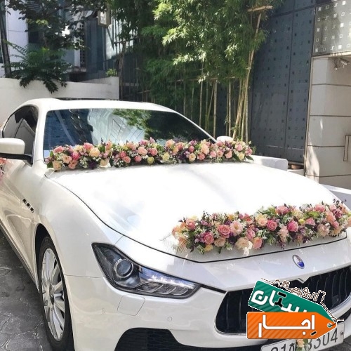 اجاره ماشین عروس، دسته گل ،باکس و تاج گل