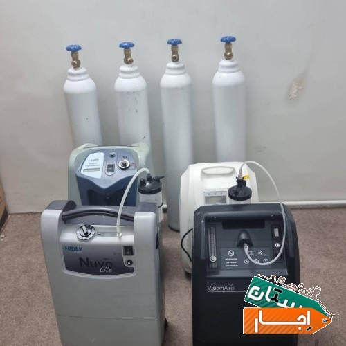اجاره اکسیژن ساز5 10 لیتری بای پپ ساکشن ونتیلاتور