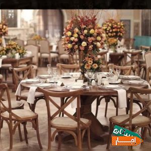 اجاره انواع میز و صندلی های روستیک