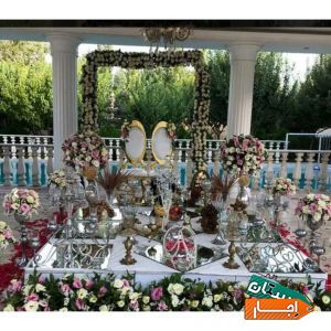 اجاره سفره عقد و دیزایین بله برون گلایل
