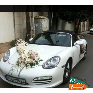 اجاره ماشین عروس با گل هدیه اجاره خودرو تشریفات