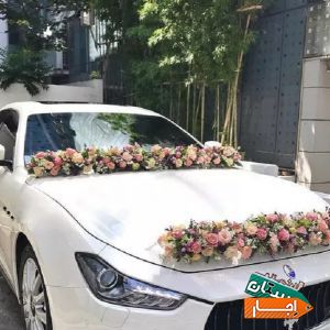 اجاره ماشین عروس،دسته گل عروس،تاج گل،باکس گل،سبدگل با بهترین قیمت