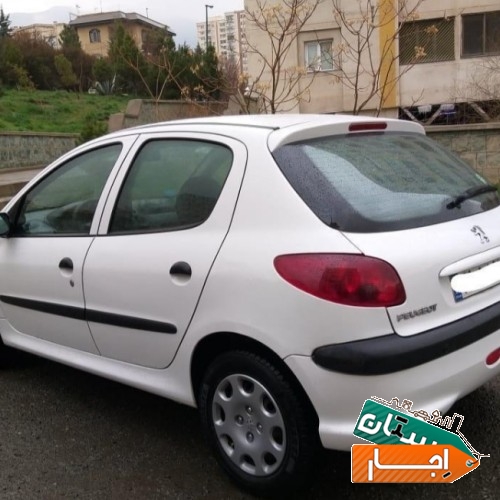 اجاره خودرو پژو 206 تیپ 5،قیمت توافقی