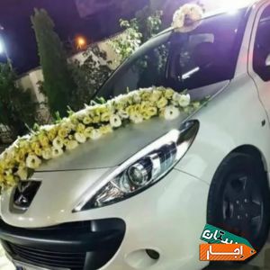 اجاره 207 سقف شیشه ای فقط برای ماشین عروس