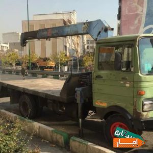 اجاره،کرایه وخدمات جرثقیل3تن خاورکفی دار
