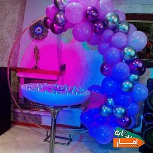 بادکنک ارایی.گل ارایی.اجاره باندمیزصندلی‌djباغ با بهترین قیمت در استان البرز