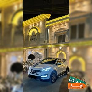 اجاره ماشین عروس سانتافه نیو همراه با راننده