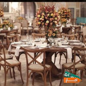 اجاره انواع میز و صندلی های روستیک