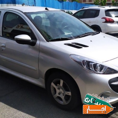 اجاره خودرو پژو 207 نقره ای اتومات مدل 97 قیمت توافقی