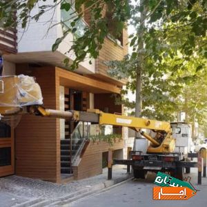 اجاره بالابر نیسان و خاور(جرثقیل سبددار کابین دار)