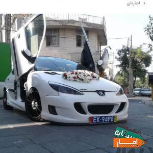 اجاره ماشین عروس 206