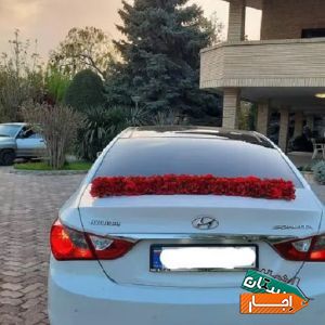 اجاره ماشین عروس همراه با گل با شرایط معتبر
