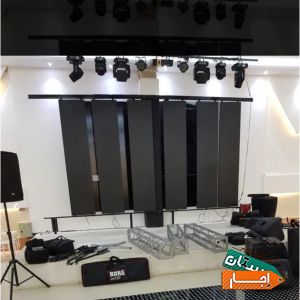 اجاره باند رقص نور سیستم صوت نورپردازی