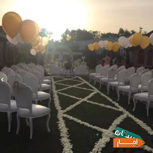 اجاره باغ تالار و تشریفات مجالس بدون ورودی با شرایط آسان