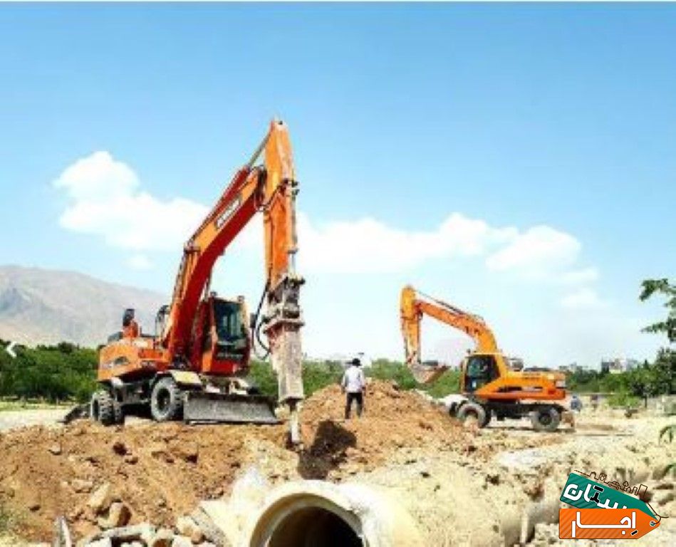 اجاره بیل مکانیکی 200 لاستیکی،با چکش و پاکت با ارزانترین قیمت در شیراز