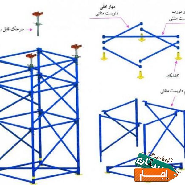 بهترین اجاره دهنده اسکافلد و داربست امگا در تهران