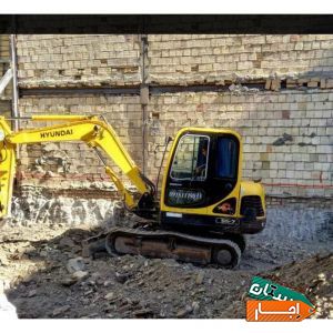 اجاره مینی بیل بابکت بیل زنجیری تخریب و گود