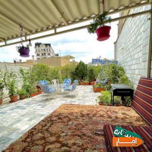 اجاره آپارتمان واحد 150متر/فول مبله/تراس سبز بزرگ/شیک وخوش نقشه