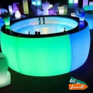 اجاره نیمکت ، صندلی و میز های ال ای دی ( led )