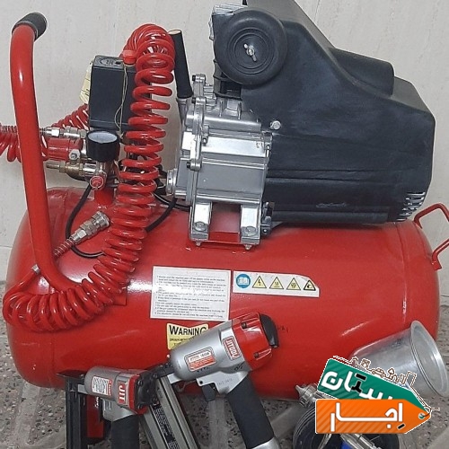 کرایه کمپرسور باد اجاره پمپ پیستوله میخ منگنه کوب