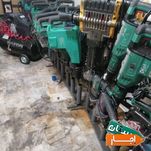 کرایه هیلتی ابزار چکش برقی همزن دریل