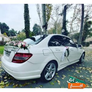 اجاره کرایه ماشین عروس بنز C200 از مالک