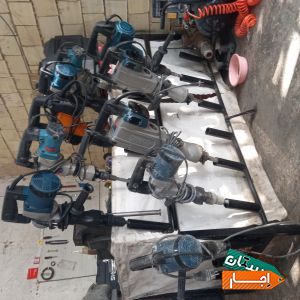 کرایه ابزار 110یزدان باقری پیکور موتوربرق تجهیزات ساختمان کفکش لجنکش