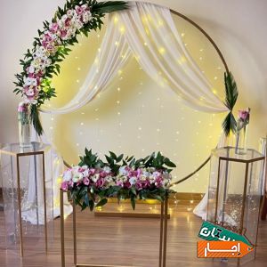 اجاره سفره عقد .دیزاین نامزدی بله برون .بک گراند