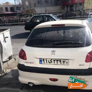 اجاره خودرو 206 کرایه با بهترین شرایط