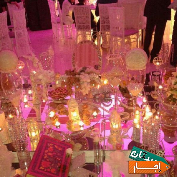 اجاره سفره عقد کریستال لیلیوم برای مراسم ها