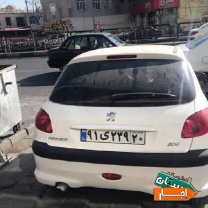 اجاره خودرو 206 کرایه