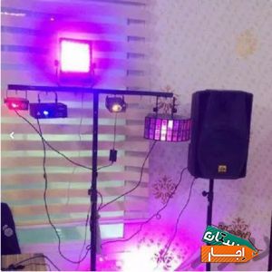 اجاره باند و میکروفون انواع نورپردازی یخ خشک با شرایط عالی